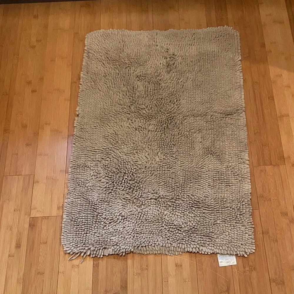 Plush Tan Shag Rug